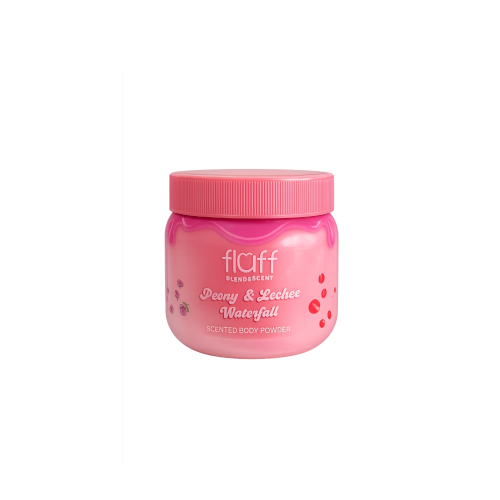 Fluff Blend & Scent Peony & Lechee Waterfall Body Powder 60g